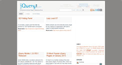 Desktop Screenshot of jquery1.com
